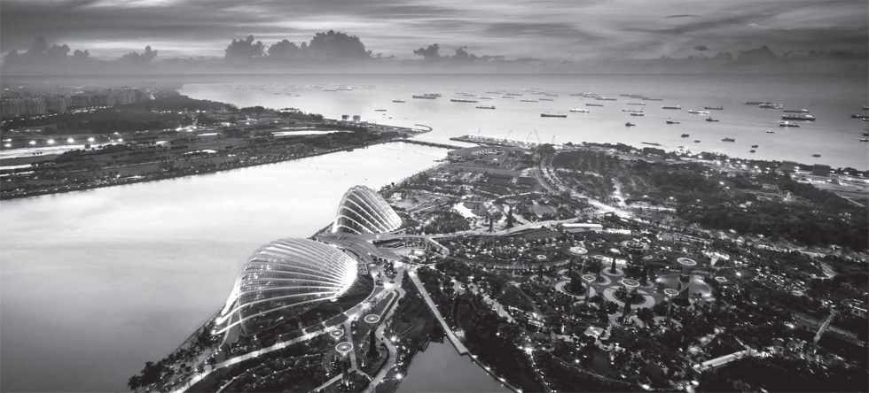 luxury Singapore skyline luxury Singapore skyline