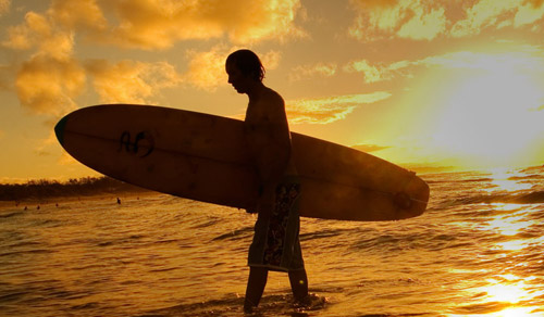 Surfing in Indonesia